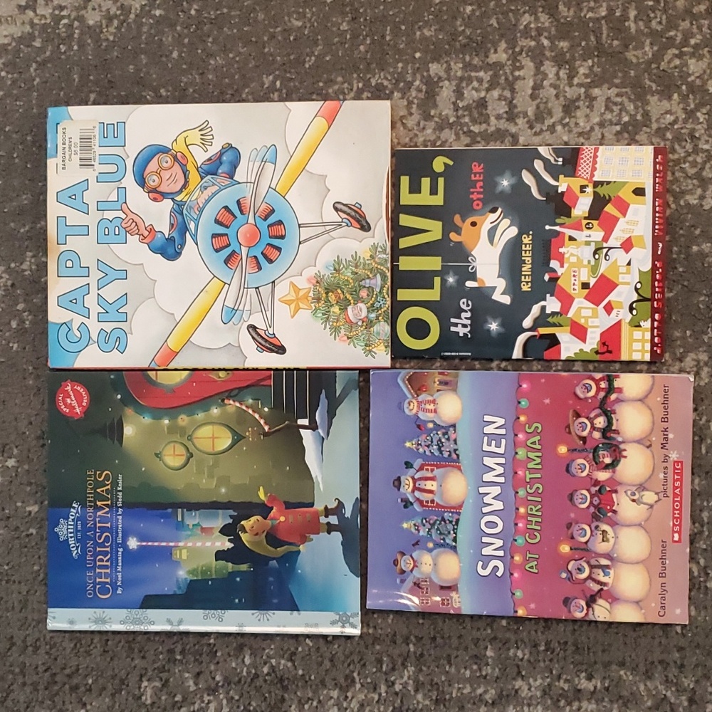 Children's Christmas books! Ages 2 - 8. Scholastic and Hallmark books